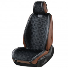 Преміум накидки для передніх сидінь Winso Pro PRESTIGE, black 2шт.