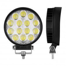 Фара світлодіодна Brevia EPISTAR white Flood 10-30V, 42W (14x3W), 2800Lm, 1шт