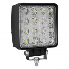 Фара світлодіодна Brevia Epistar white Flood 10-30V, 48W (16x3W), 3520Lm, 1шт