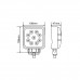 Фара світлодіодна Brevia EPISTAR Spot 10-30V, 27W (9x3W), 1980Lm, 1шт