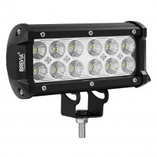 Фара світлодіодна Brevia CREE Flood 10-30V, 36W (12x3W), 3000Lm, 1шт