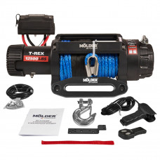 Лебідка Molder T-Rex 12500lbs (6.0hp/4.4kw; 262) синтетичний трос Лебідка Molder T-Rex 12500lbs (6.0hp/4.4kw; 262) синтетичний трос