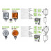 Автолампа світлодіодна Belauto Epistar Spot LED (4*3w)