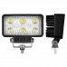 Фара світлодіодна Winso Pro EPISTAR white розсіяний 10-30V, 18W (6x3W), 1шт