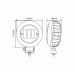 Фара світлодіодна Winso Pro 10-30V, 30W (3x10W), 2700Lm, CSP1860DE 1шт