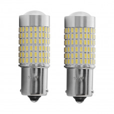 LED автолампа Solar 12V S25 BA15s-144x3014SMD white canbus 2шт