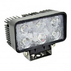 Фара світлодіодна Brevia EPISTAR white Flood 10-30V, 18W (6x3W), 1320Lm, 1шт