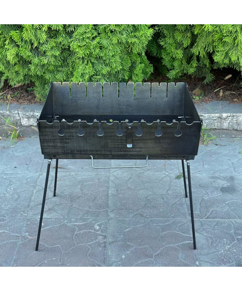 Мангал-валіза Mzavod Пегас на 8 шампурів 3мм Мангал-валіза Mzavod Пегас на 8 шампурів 3мм