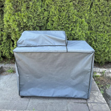 Чохол Mzavod для мангалу в стилі LOFT на 12 шампурів сірий