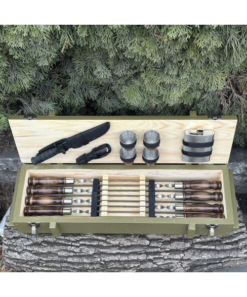 Подарунковий набір Mzavod Мілітарі оливковий