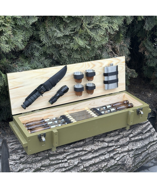 Подарунковий набір Mzavod Мілітарі оливковий