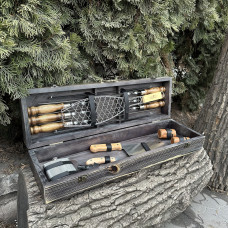 Подарунковий набір Mzavod Майстер BBQ темна текстура