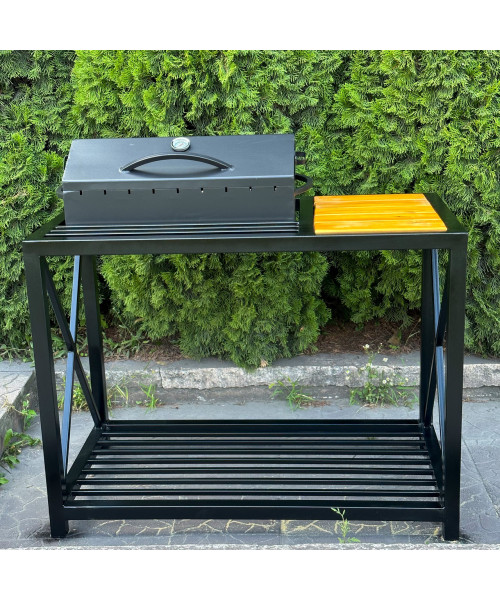 Мангал-барбекю Mzavod Тор на 9 шампурів 4мм в стилі LOFT Мангал-барбекю Mzavod Тор на 9 шампурів 4мм в стилі LOFT