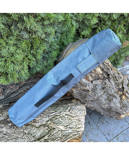 Чохол-тубус Mzavod із клапаном на липучці на 10 шампурів сірий