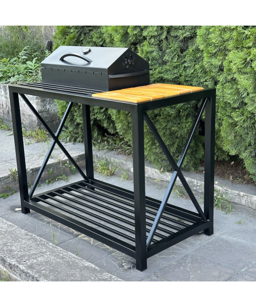 Мангал-барбекю Mzavod Тор на 9 шампурів 4мм в стилі LOFT Мангал-барбекю Mzavod Тор на 9 шампурів 4мм в стилі LOFT