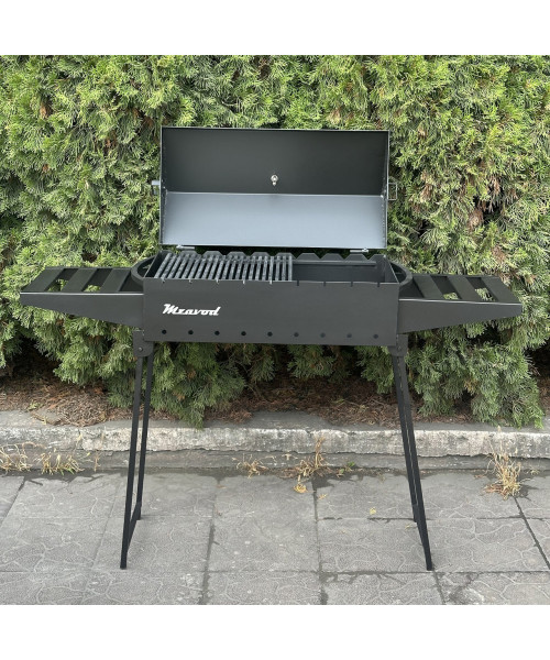 Мангал-барбекю Mzavod Ікар на 9 шампурів 3мм портативний