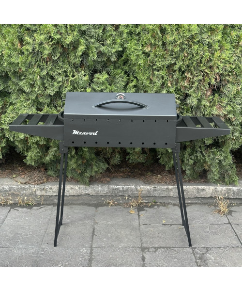 Мангал-барбекю Mzavod Ікар на 9 шампурів 3мм портативний