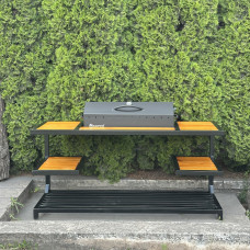 Мангал-барбекю Mzavod Одін на 12 шампурів 4мм в стилі LOFT