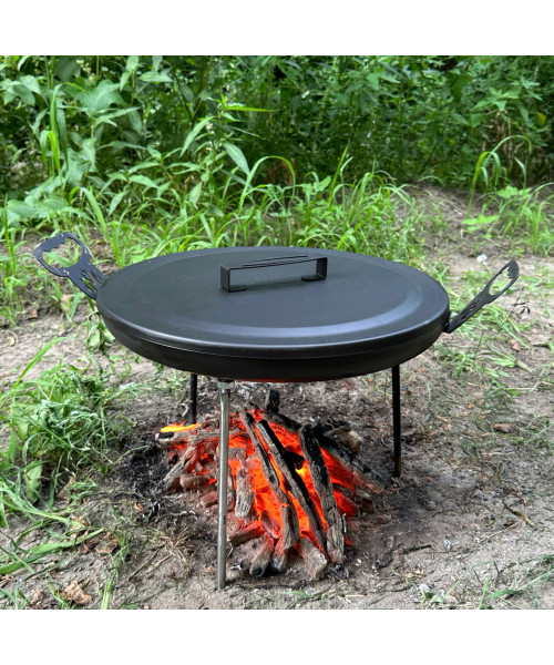 Сковорода з диску Mzavod Фрея 40см з кришкою