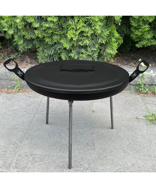 Сковорода з диску Mzavod Фрея 40см з кришкою