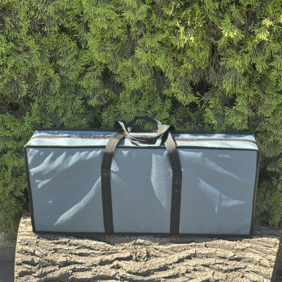 Чохол-сумка для подарункового набору шампурів великий сірий