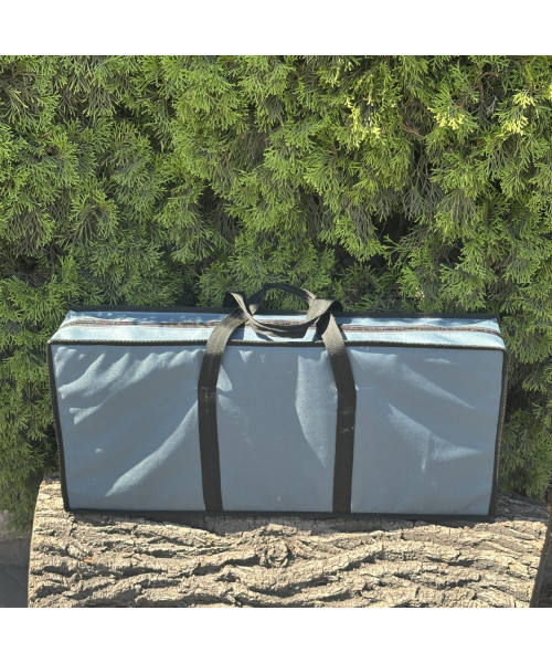 Чохол-сумка для подарункового набору шампурів великий сірий