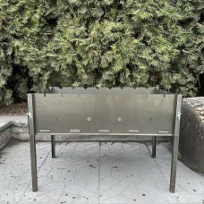 Розбірний мангал Mzavod Турист на 8 шампурів 0.8мм