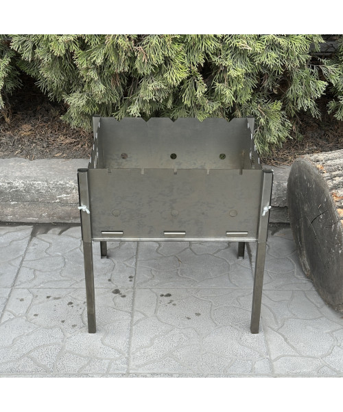 Розбірний мангал Mzavod Турист на 5 шампурів 0.8мм