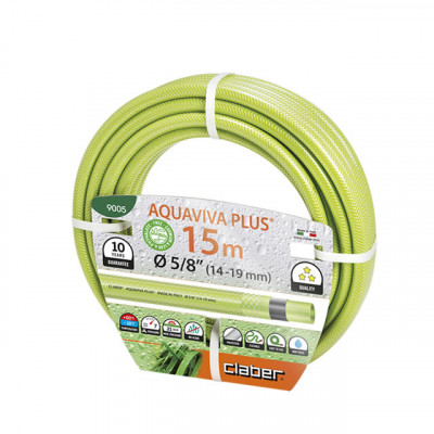 Шланг поливальний 5/8 , 15м Aquaviva Plus, салатовий