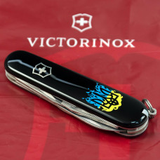 Складаний ніж Victorinox SPARTAN UKRAINE вогняний Тризуб 1.3603.3_T0316u