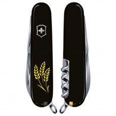 Складаний ніж Victorinox SPARTAN UKRAINE Колоски пшениці жовті 1.3603.3_T1338u