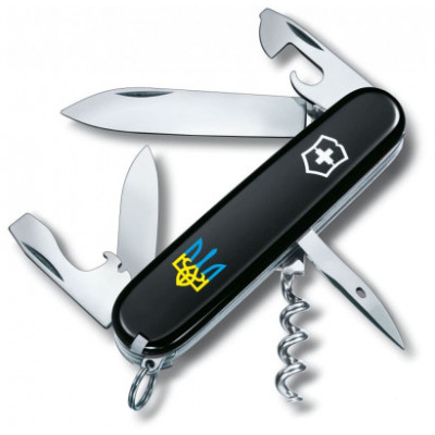 Складаний ніж Victorinox SPARTAN UKRAINE Тризуб синьо-жовт. 1.3603.3_T0016u