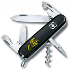 Складаний ніж Victorinox SPARTAN UKRAINE Колоски пшениці жовті 1.3603.3_T1338u