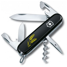 Складаний ніж Victorinox SPARTAN UKRAINE Колоски пшениці жовті 1.3603.3_T1330u