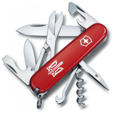 Складаний ніж Victorinox CLIMBER UKRAINE Тризуб ОУН біл. 1.3703_T0300u