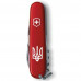 Складаний ніж Victorinox CAMPER UKRAINE Тризуб білий 1.3613_T0010u