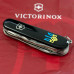 Складаний ніж Victorinox HUNTSMAN UKRAINE Тризуб синьо-жовт. 1.3713.3_T0016u