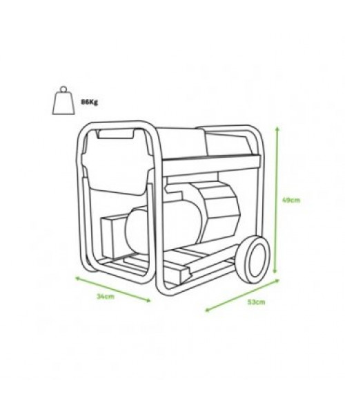 Генератор дизельний GENERGY LIMITED 3000D 3 кВт(240332090)