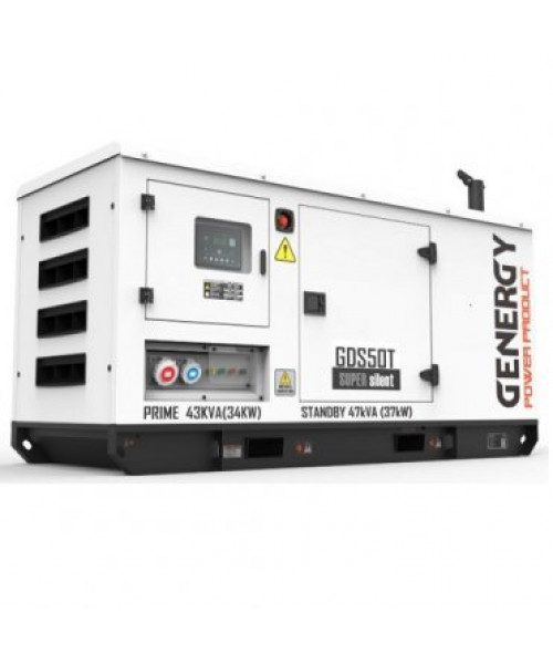 Генератор дизельний GENERGY GDS50T 37 кВт (240067090)