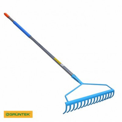 Граблі-розпушувач GRUNTEK IR-450S 16 зубців із ручкою (295450157_S)