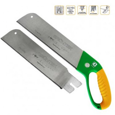 Пила садова Gruntek Piranha 350 мм 2 змінних леза(295500350)