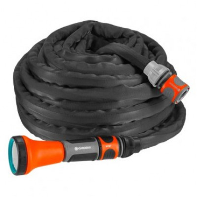 Шланг Gardena Liano текстильний 13 мм 1/2" 10 м + комплект для поливу(18425-20.000.00)