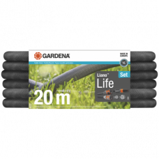 Шланг Gardena Liano Life Set садовий текстильний 13 мм 1/2" 20 м (18450-20.000.00)