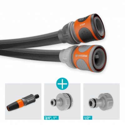 Шланг Gardena Liano Life Set садовий текстильний 13 мм 1/2" 20 м (18450-20.000.00)