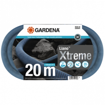 Шланг текстильний Gardena Liano Xtreme 19 мм (3/4") 20 м (18480-20.000.00)