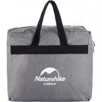 Сумка-баул для зберігання портативна Naturehike NH17S021-M, 45 л, сірий