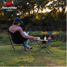 Розкладний стіл полегшений Naturehike NH19Z027-Z, сітка/ алюміній, чорний