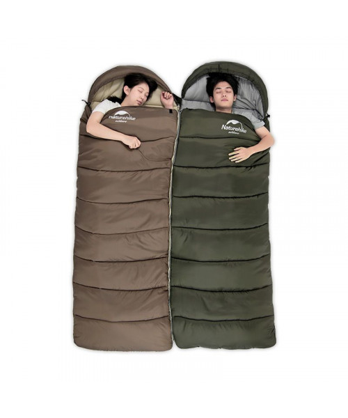 Спальник з капюшоном Naturehike U250S NH20MSD07, (0°C), правий, коричневий Спальник з капюшоном Naturehike U250S NH20MSD07, (0°C), правий, коричневий