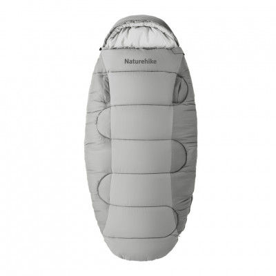 Спальний мішок овальний Naturehike PS200 CNK2350WS026, сірий