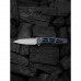 Ніж складаний туристичний Weknife Dressytak (8.6 см) Bohler M390 / Titanium синій
